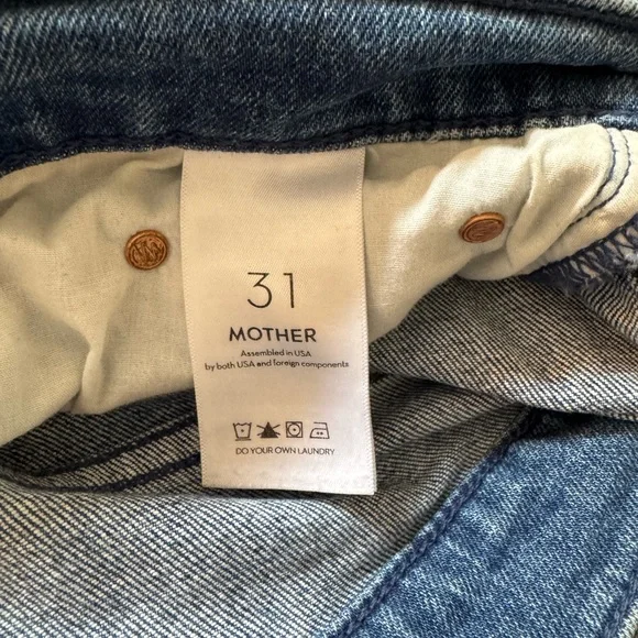 Mother Denim The Tomcat Ankle Fray - Out of Town size 31